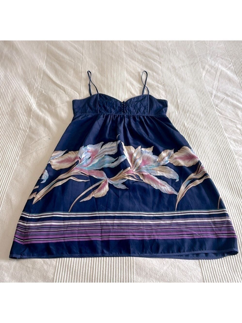 Yumi Kim Silk Floral Mini Dress Small